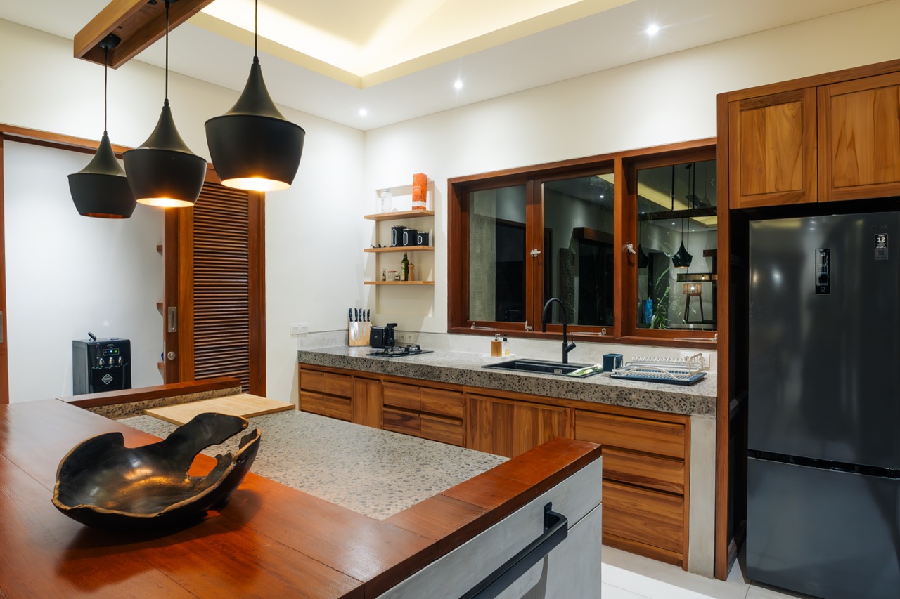 Fully equipped kitchen